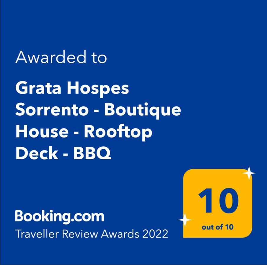 Grata Hospes Sorrento - Boutique House - Rooftop Deck - Bbq Εξωτερικό φωτογραφία