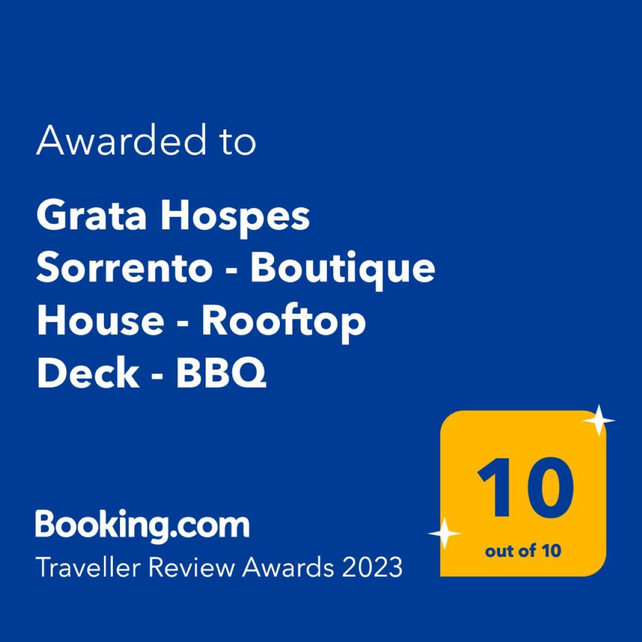 Grata Hospes Sorrento - Boutique House - Rooftop Deck - Bbq Εξωτερικό φωτογραφία